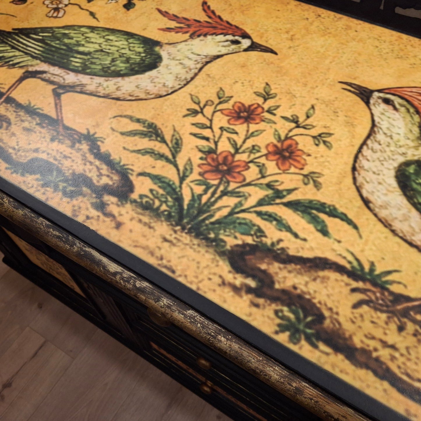 A Striking Hand‑Finished Sideboard