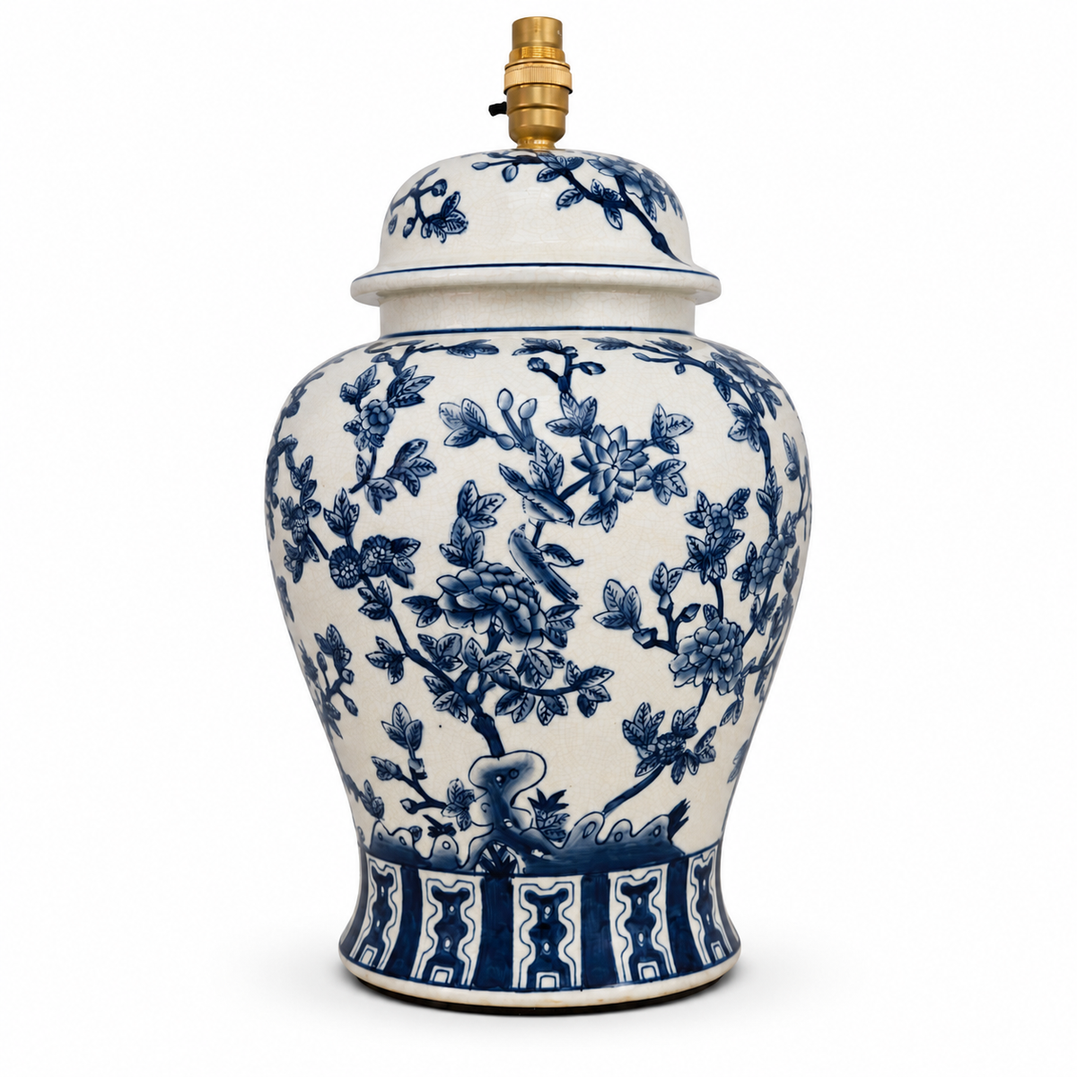 Mandalay Ceramic Temple Jar Lamp Base