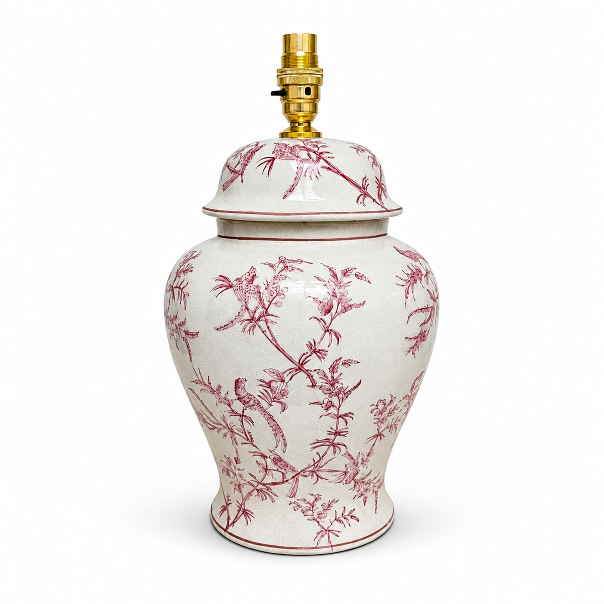Toile De Chine Temple Jar Ceramic Lamp Base