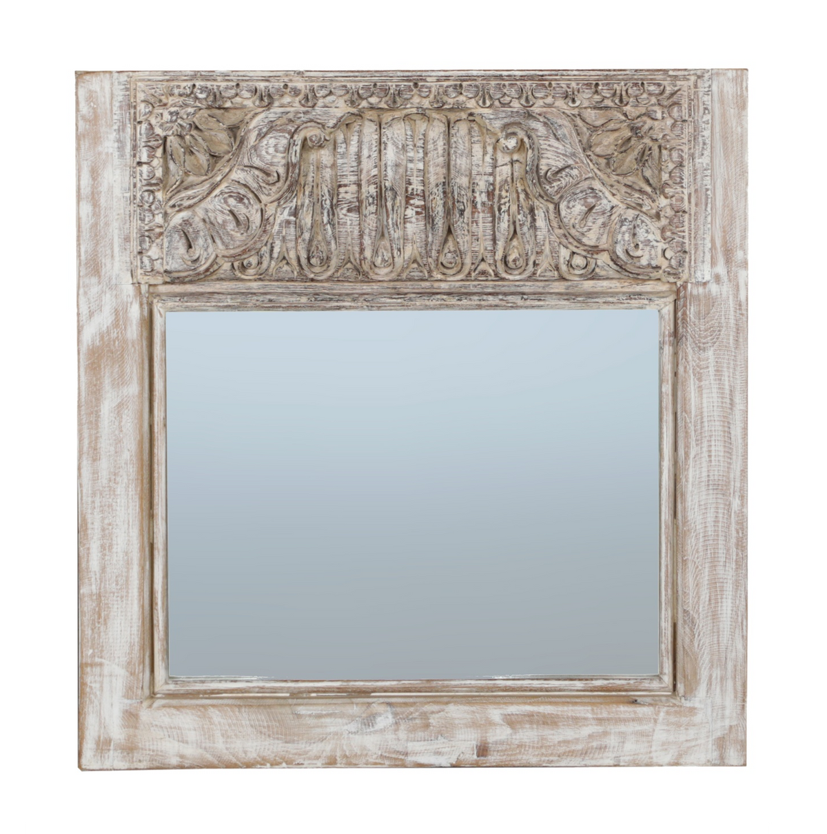 Hand Carved Mirror