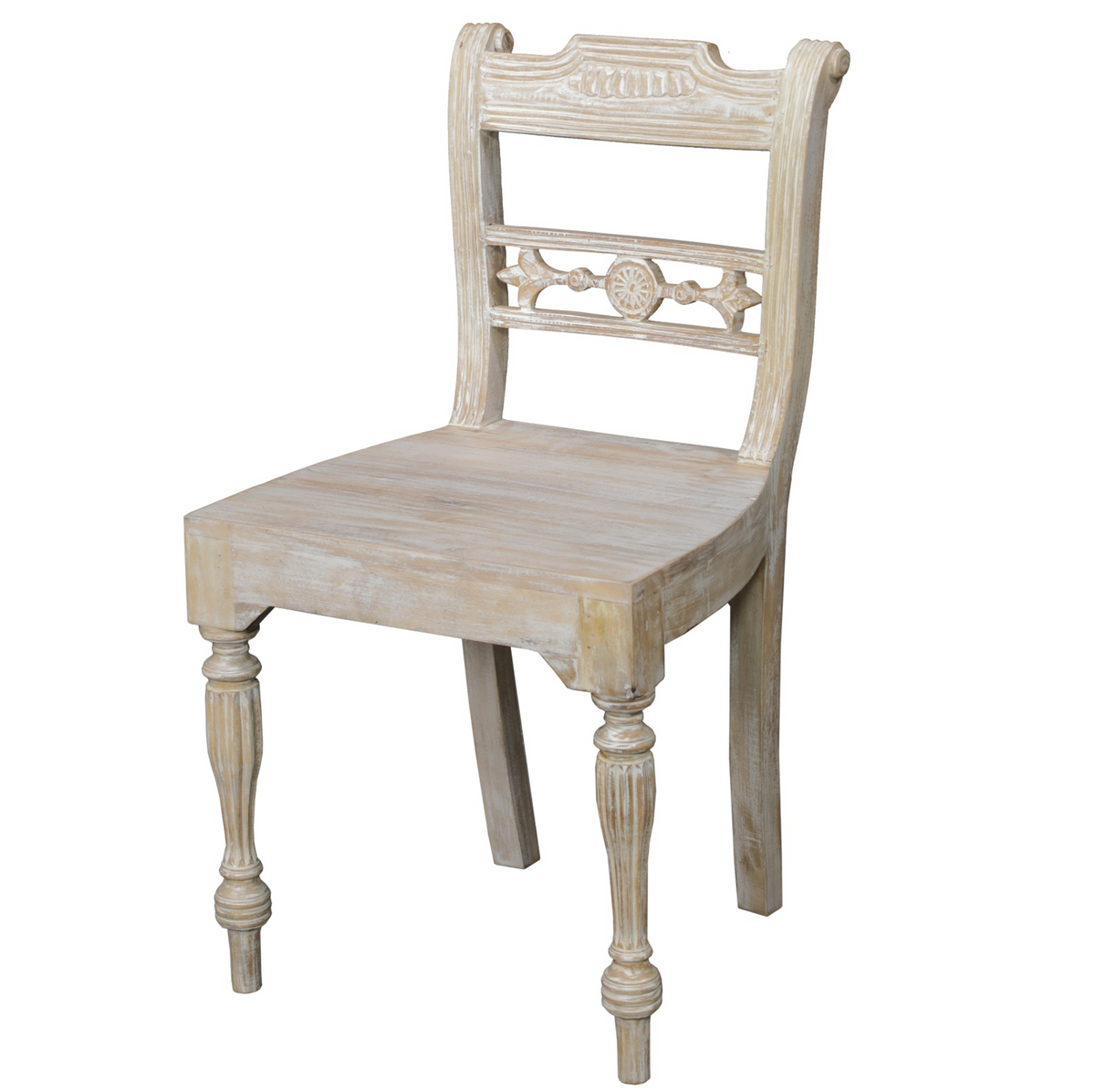 Indian carved dining chair