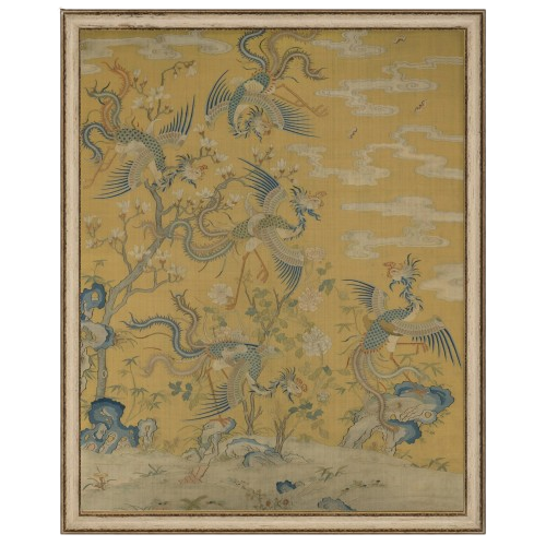 A Pair of Ten Phoenixes in a Garden