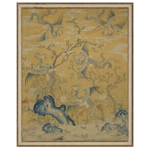 A Pair of Ten Phoenixes in a Garden