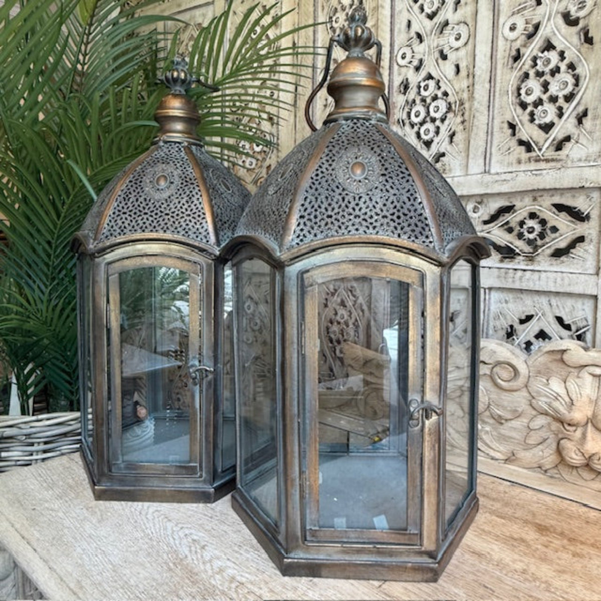 Filagree Metal Lantern