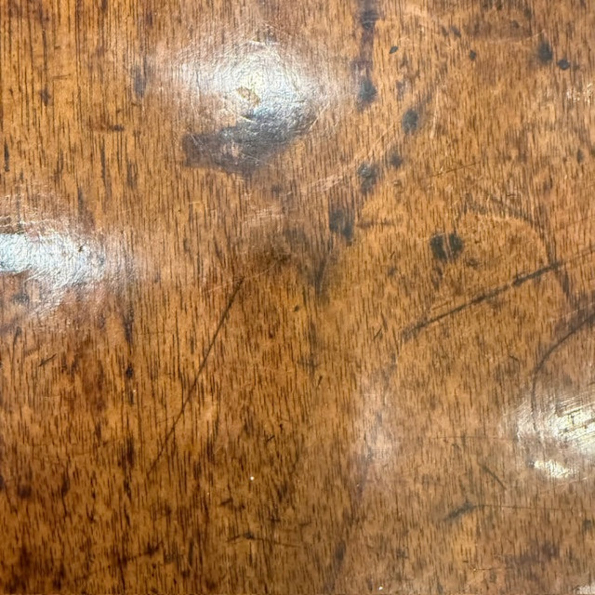 Early Provincial French Commode With Elaborate Brass Escutcheons