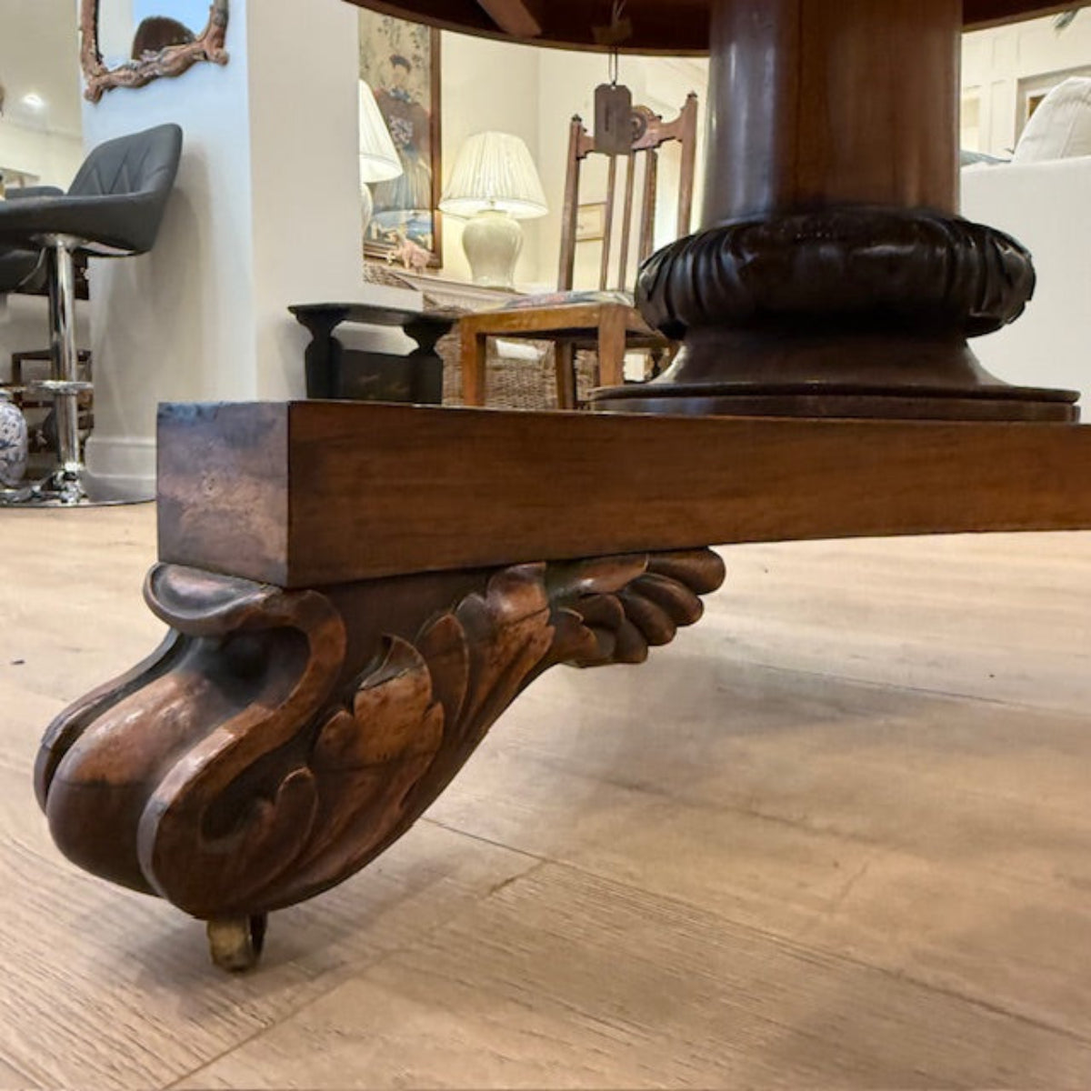 Antique Rosewood Dining Table