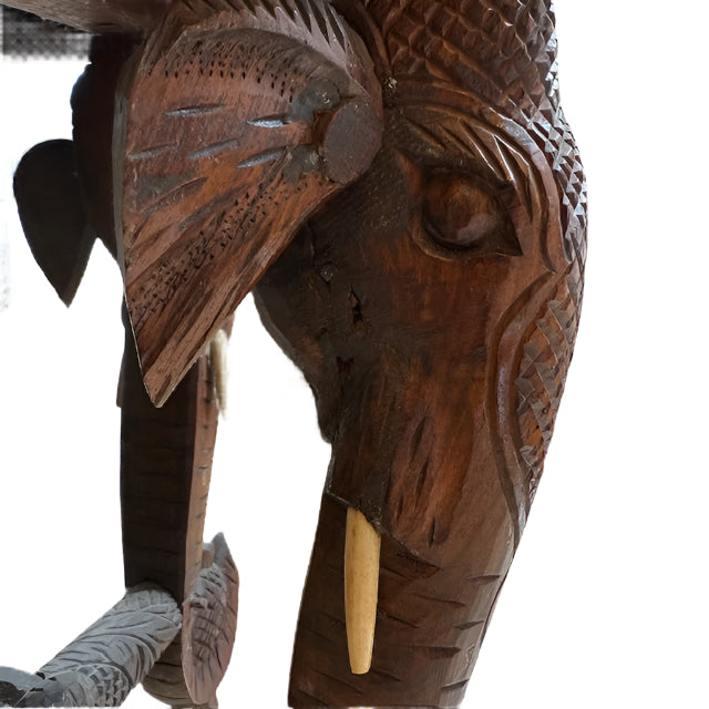 Antique Anglo Indian Elephant Stool