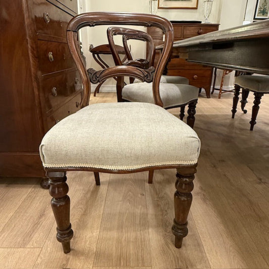 A Set Of Six Mahogany Dining Chairs