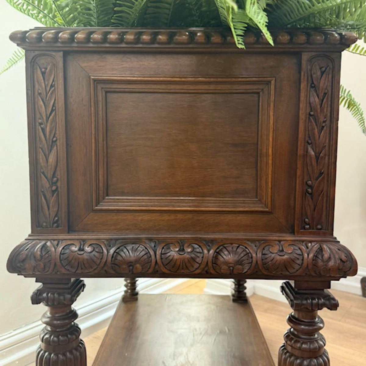 19th Century Italian Carved Jardinière Stand – Veneto, Circa 1880