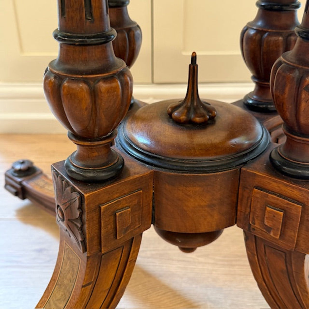 Fine Inlaid Mahogany Card Table
