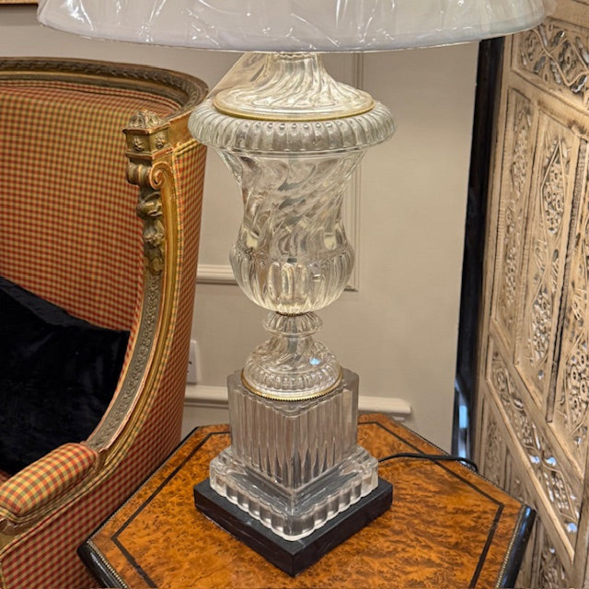 Moselle Glass Lamp Base
