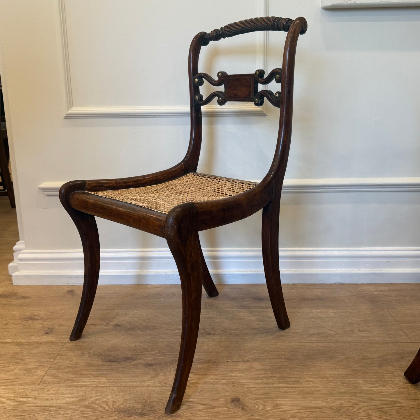 Pair of Mahogany Decorative Chairs