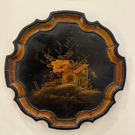 Set of Three Chinoiserie Wall Plaques