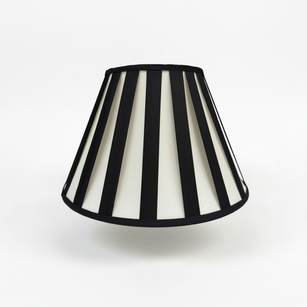Black And White Empire Ribbon Shade 46 cm