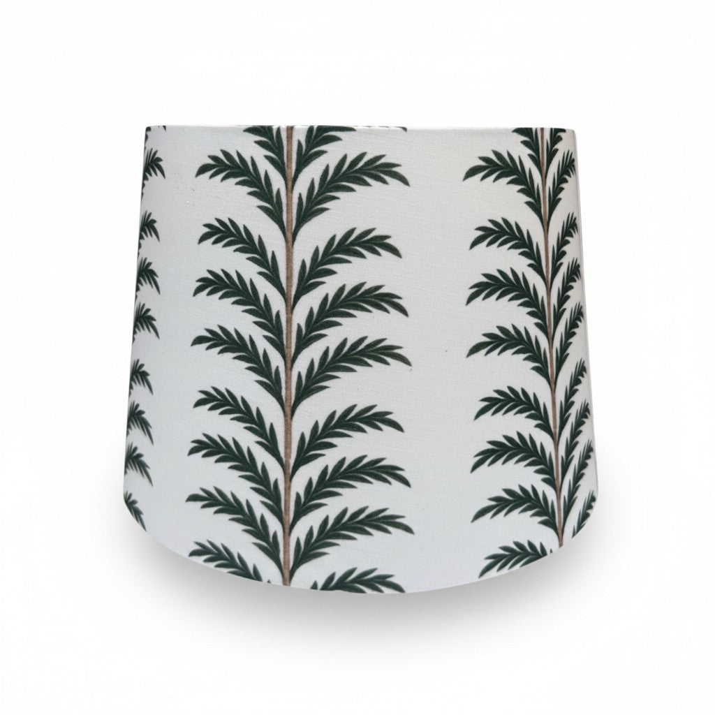 Green Palm Leaf Drum Shade 30 cm