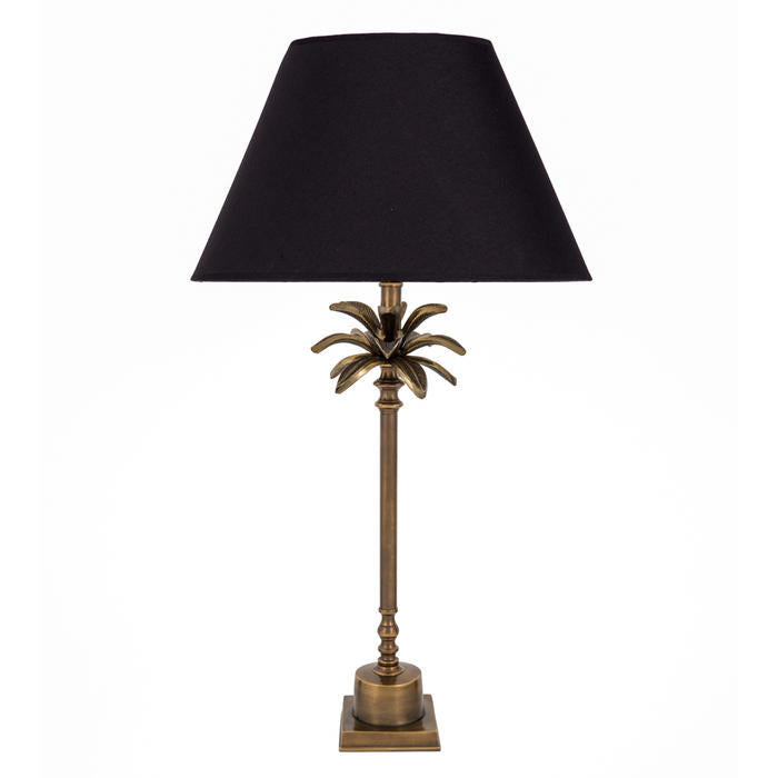 Ceylon Antiqued Brass Lamp Base
