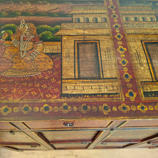 Indian Narrative Panel Cabinet