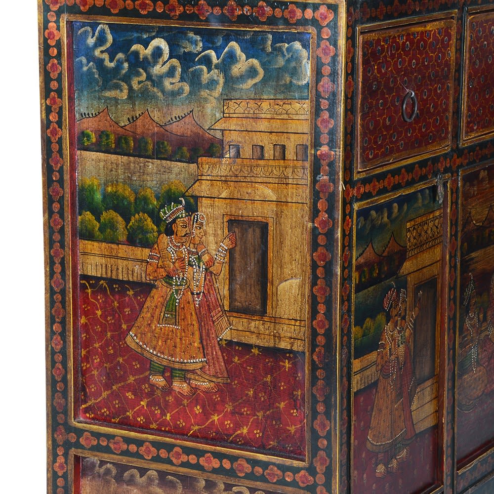 Indian Narrative Panel Cabinet