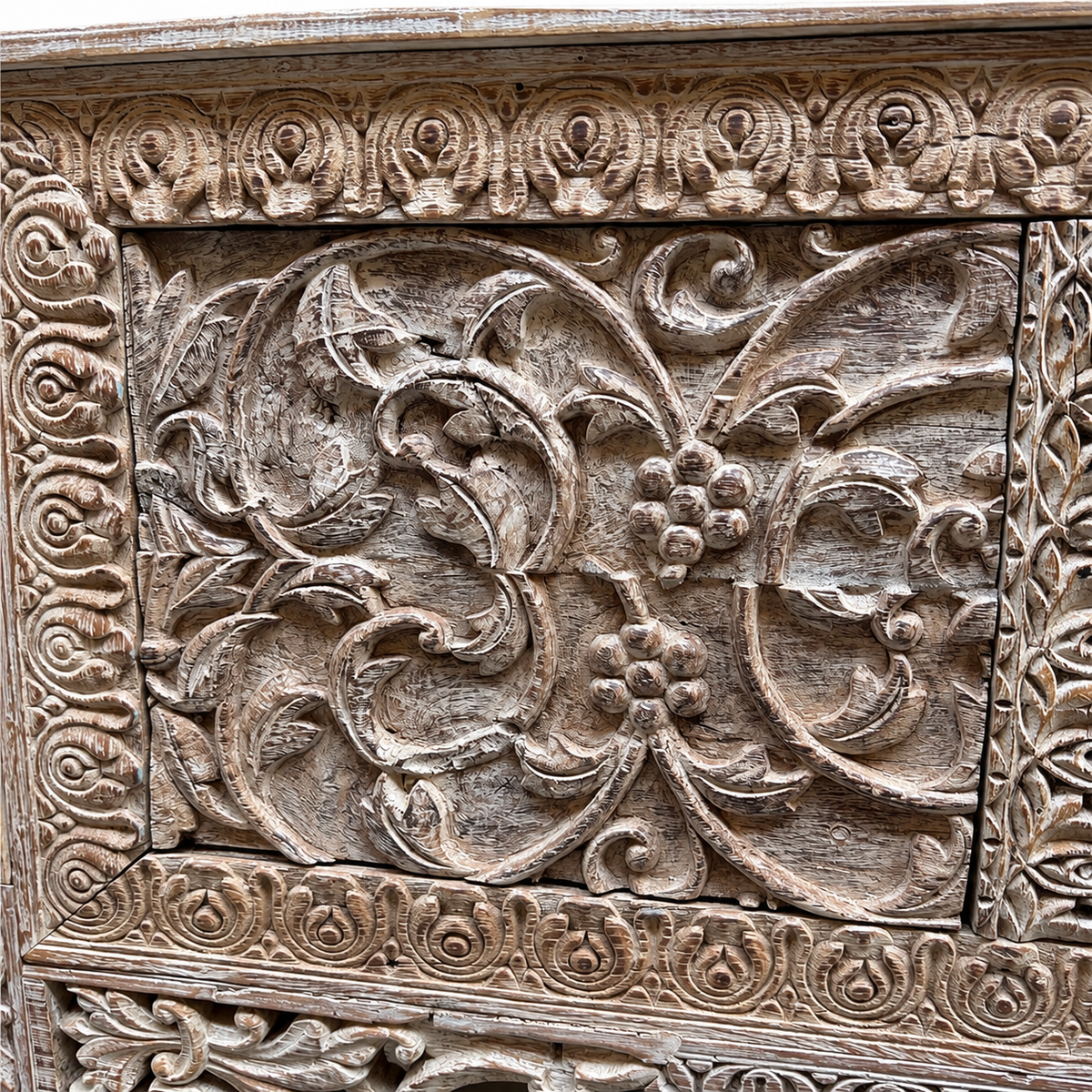 Hand Carved Indian Console Table
