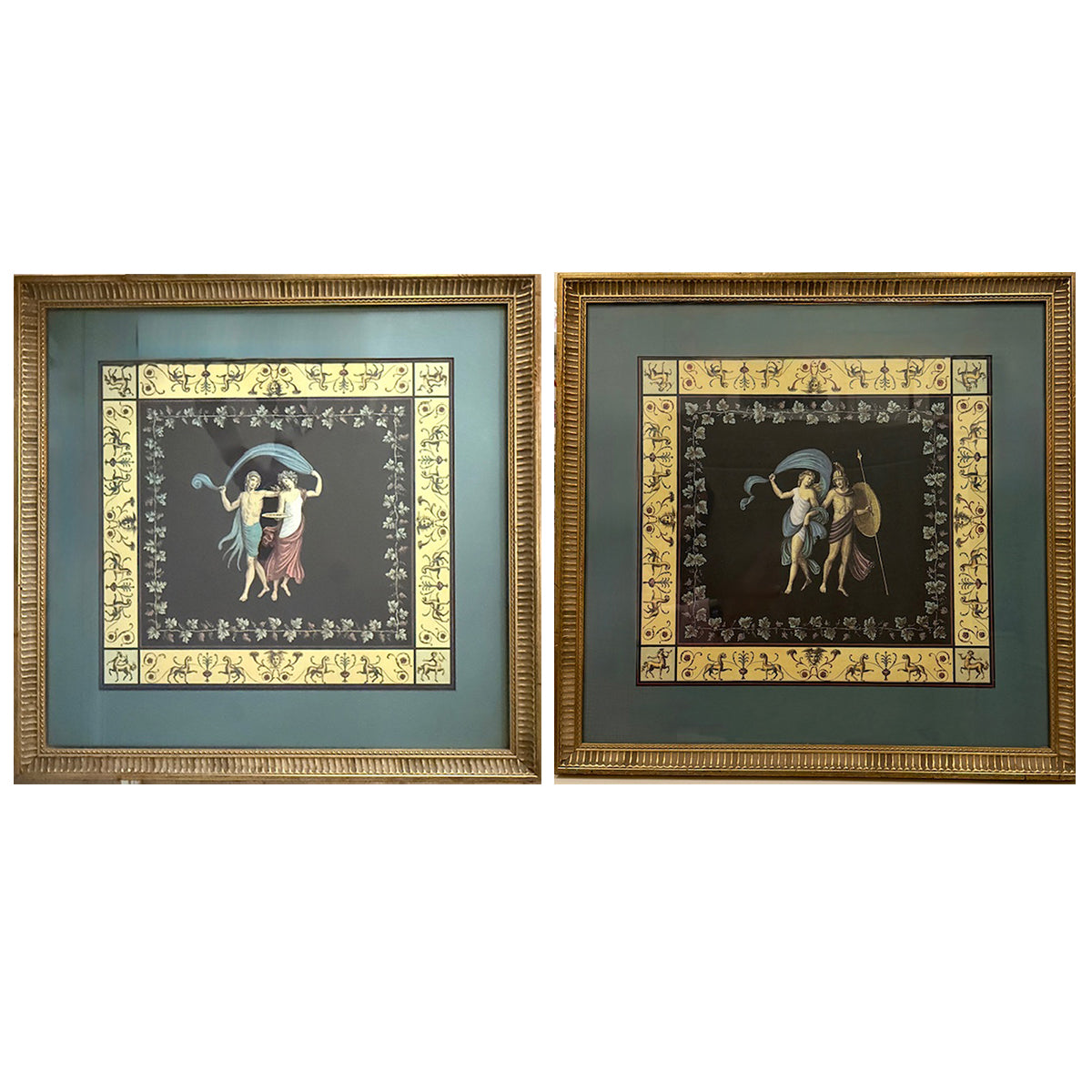 A Pair Of Neoclassical Prints by Michelangelo Maestri