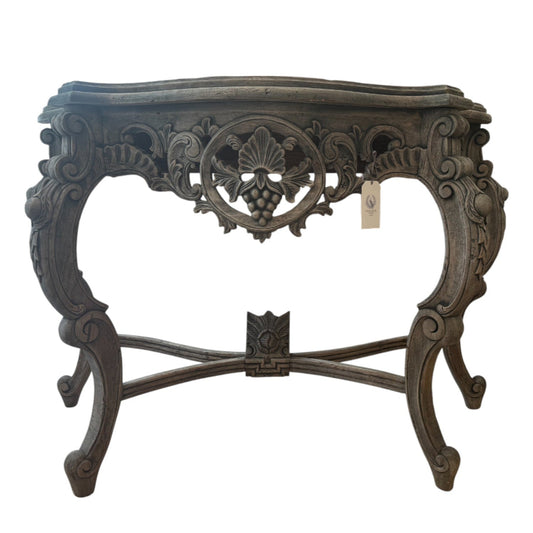 Hand Carved Console Table