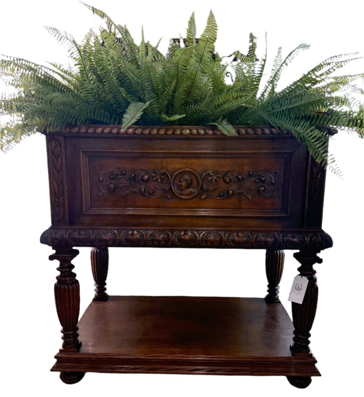 19th Century Italian Carved Jardinière Stand – Veneto, Circa 1880