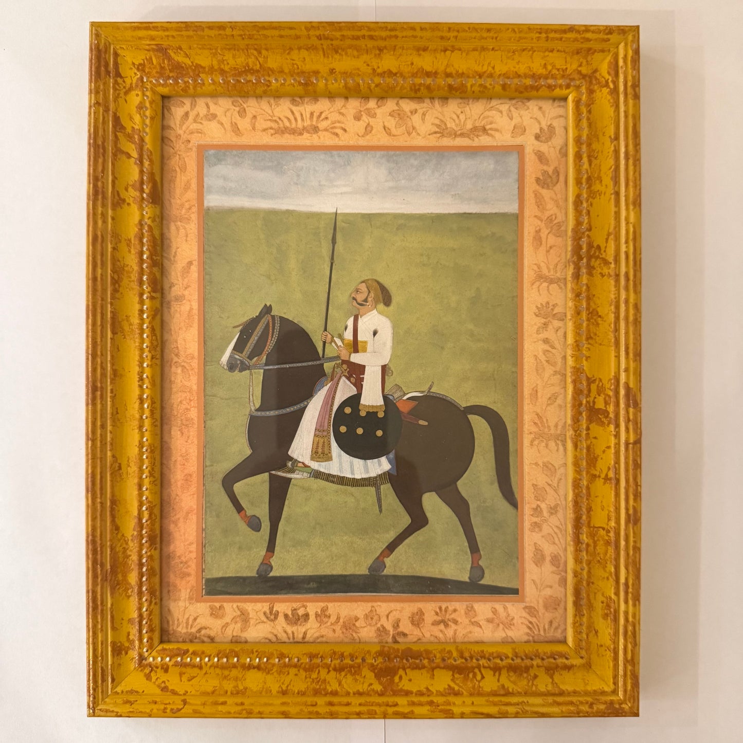 A Pair Of Miniature Mughal Prints