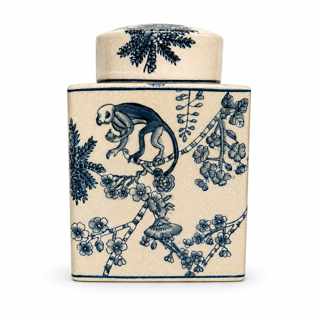 Monkey Business Square Jar