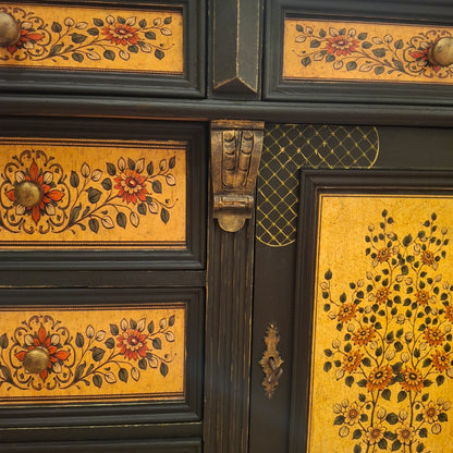A Striking Hand‑Finished Sideboard