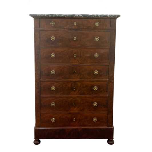 Louis Phillipe Antique French Semainière