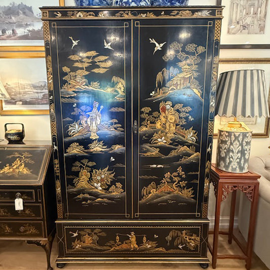Vintage Chinoiserie Cupboard