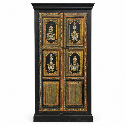 Hand Painted Indian Almirah