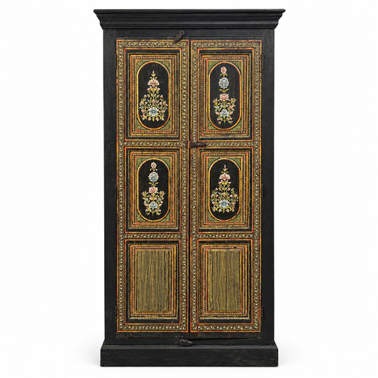 Hand Painted Indian Almirah