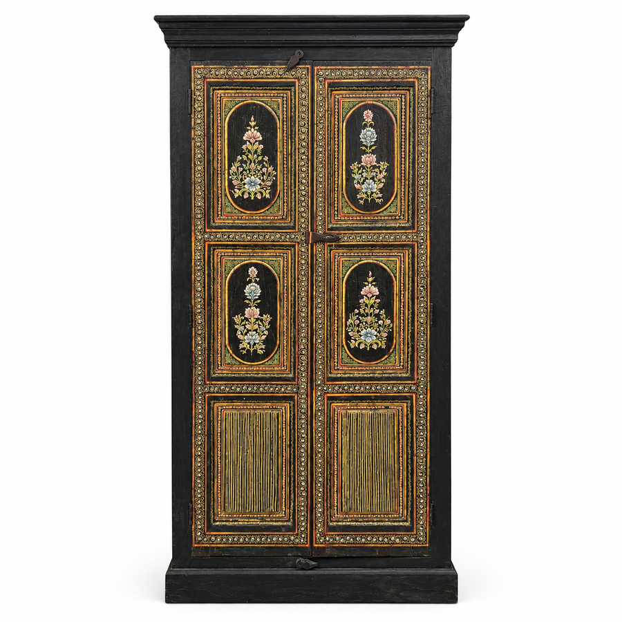 Hand Painted Indian Almirah
