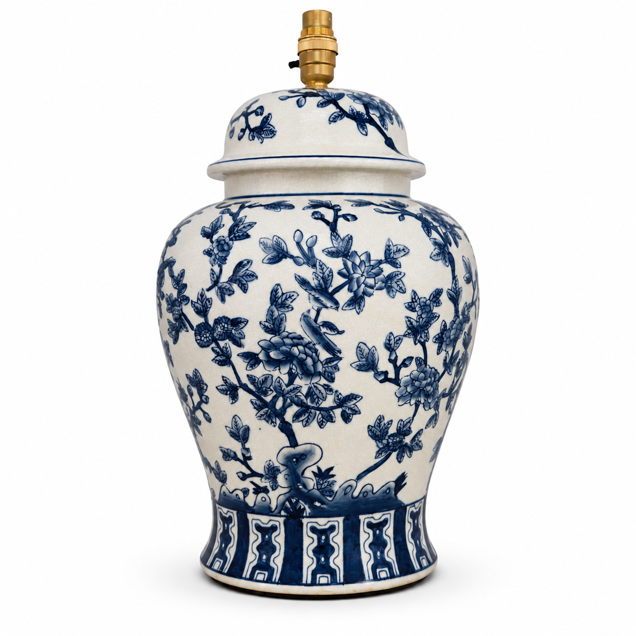 Mandalay Ceramic Temple Jar Lamp Base