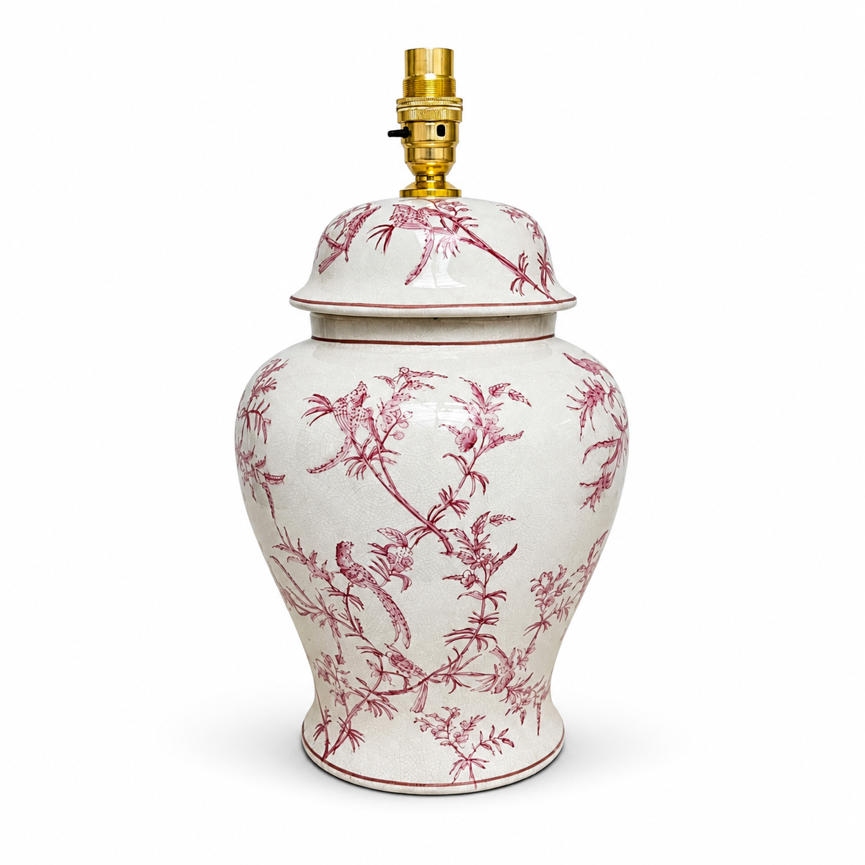 Toile De Chine Temple Jar Ceramic Lamp Base