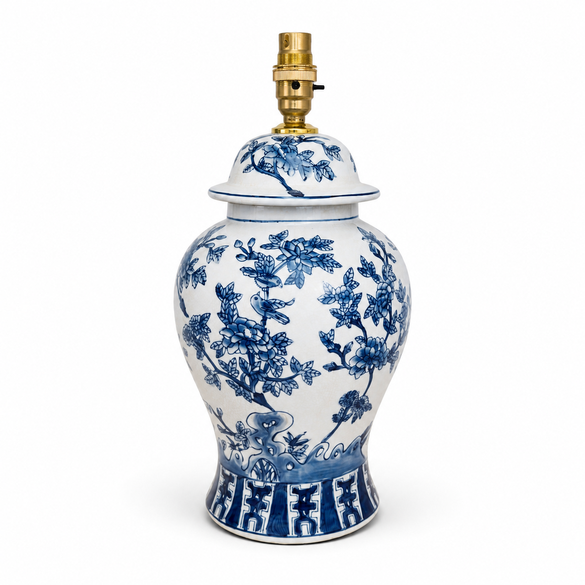 Mandalay Temple Jar Ceramic Lamp Base