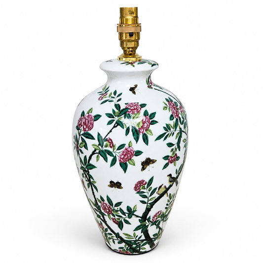 Summer Palace Ceramic vase Lamp Base