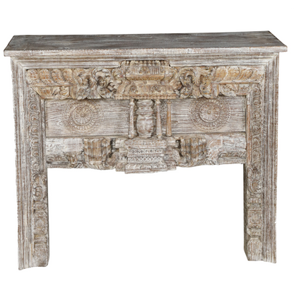 Indian Hand Carved Console