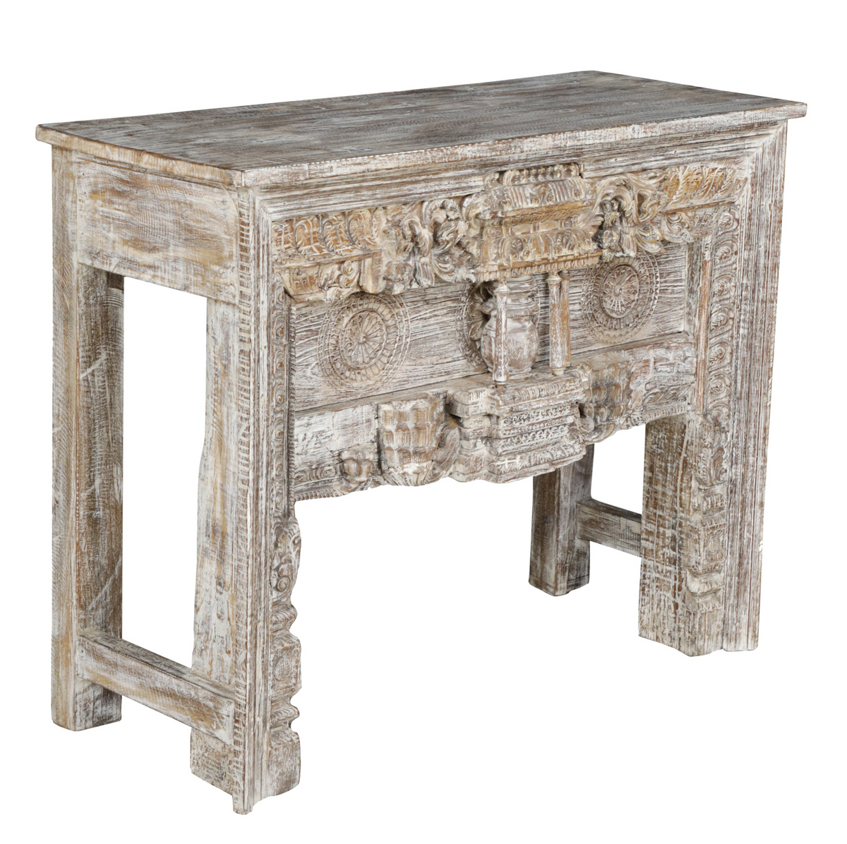 Indian Hand Carved Console