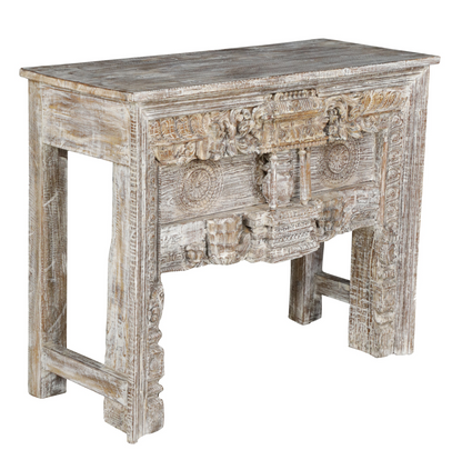 Indian Hand Carved Console