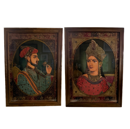 Shah Jahan & Mumtaz Textile Art Panels