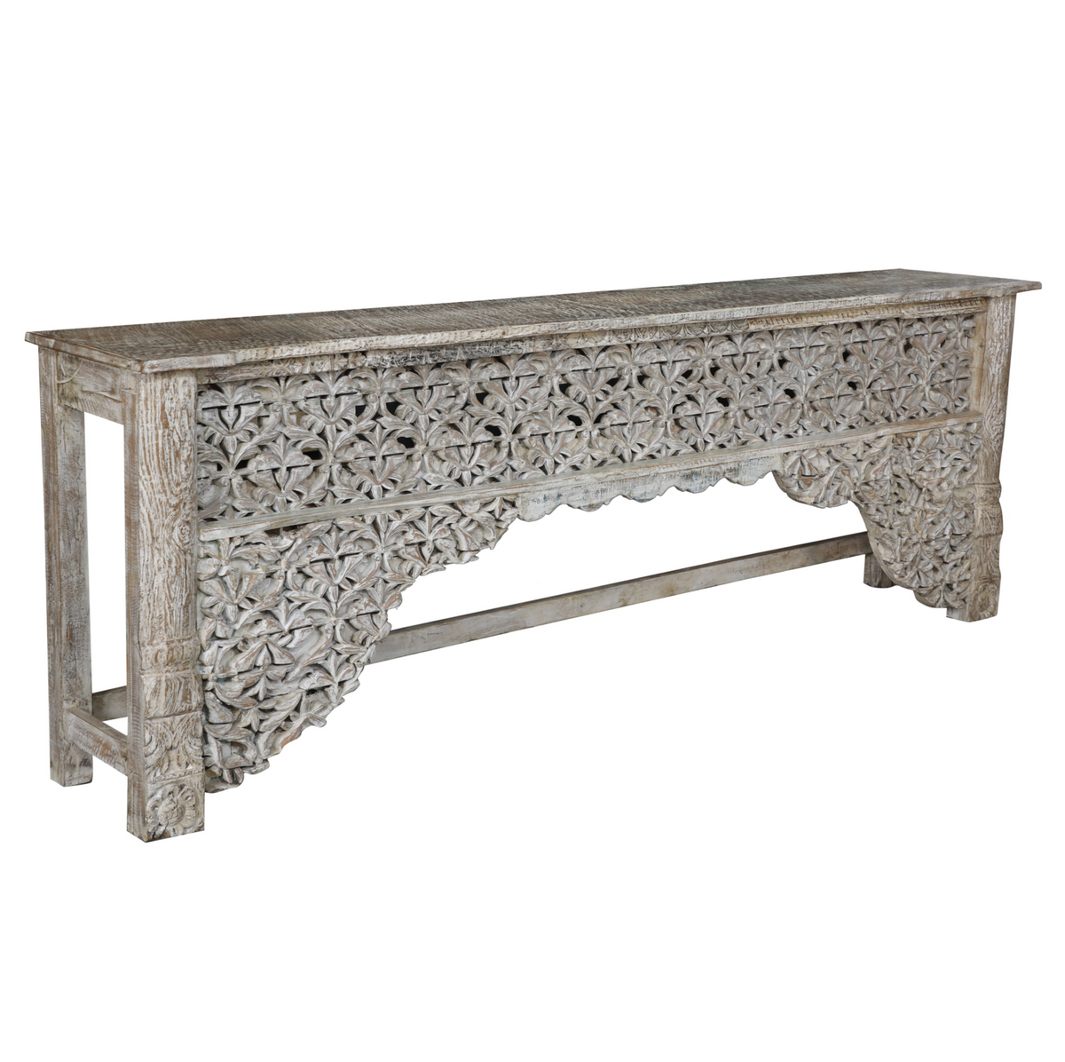 Hand Carved Indian Console Table