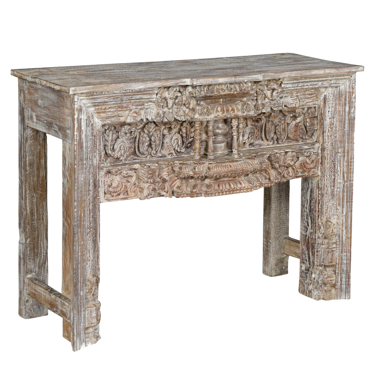 Indian Hand Carved Console
