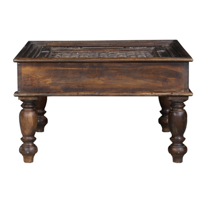 Old Indian Jali Window Coffee Table
