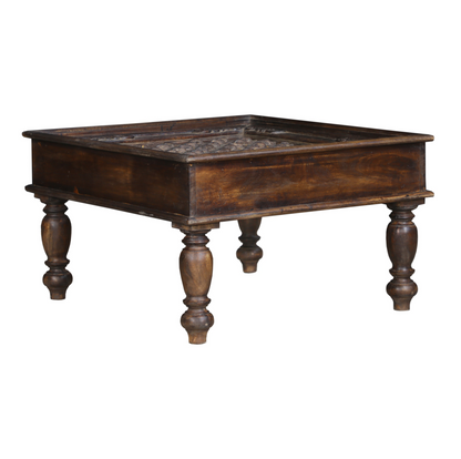 Old Indian Jali Window Coffee Table