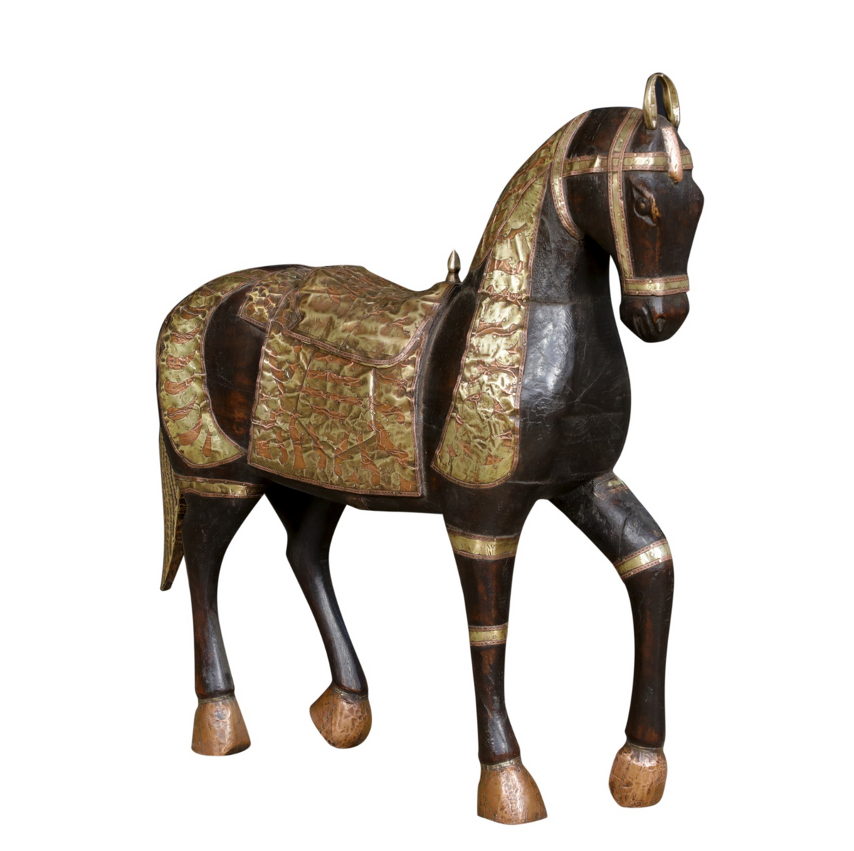 Highly Decorative Indian Horse Sculpture