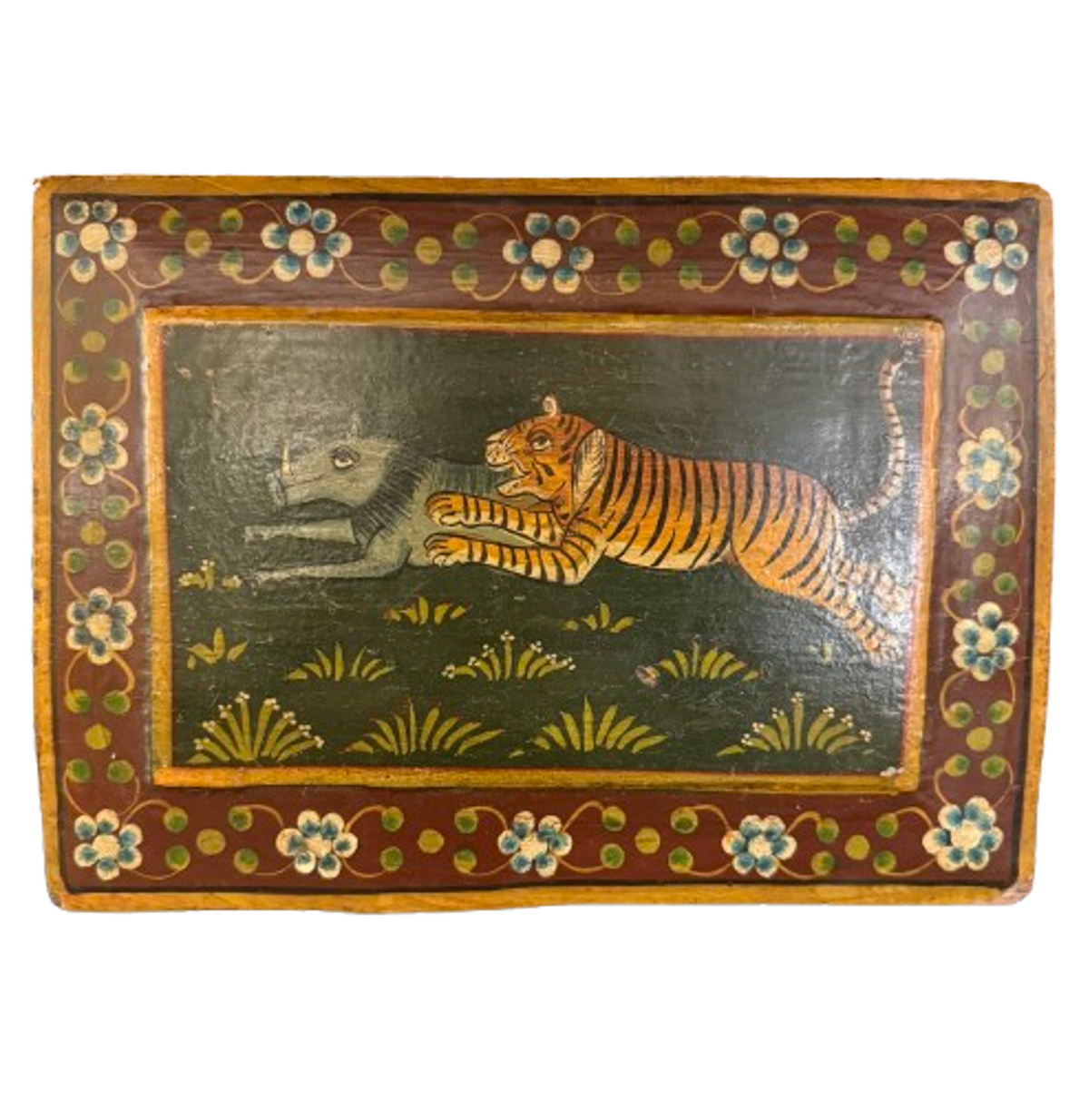 Tiger Folk Art Painting