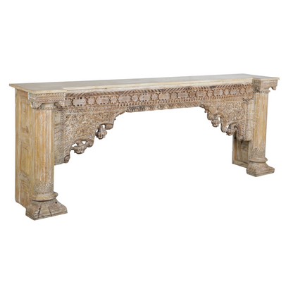 Indian Hand Carved Console Table