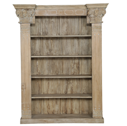 Carved Indian Bookshelf